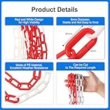 Zoom IMG-2 10m catena plastica rossa e Zoom IMG-2 10m catena plastica rossa e