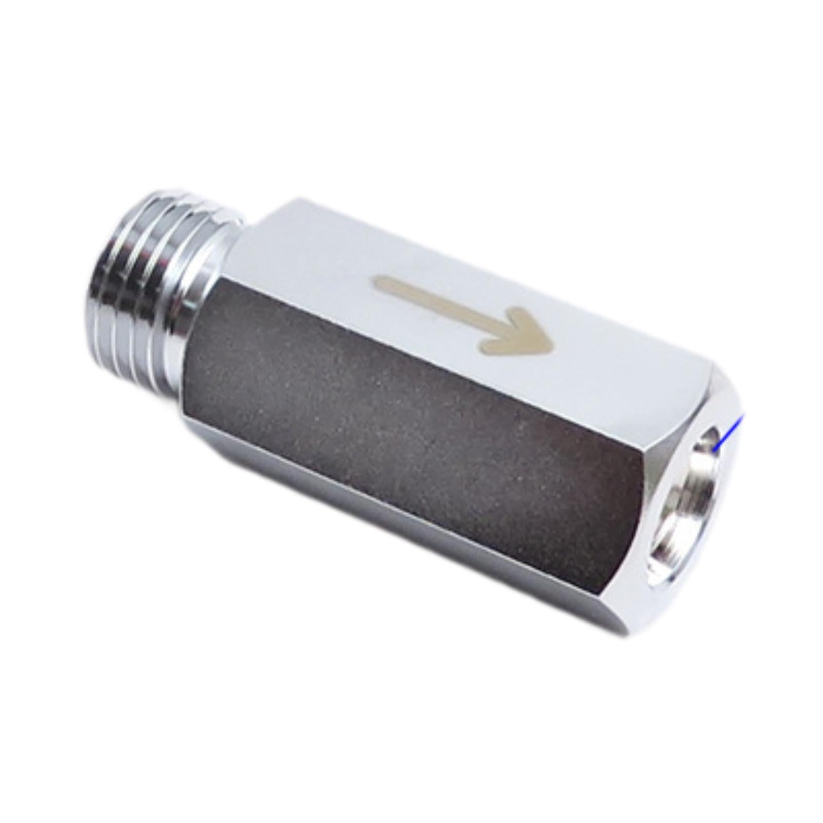 Adattatore Regolatore Subacqueo Accessorio per Immersioni con Connettore Unidirezionale in Acciaio Inossidabile Compatibile con Tubi Bassa E Media Pre