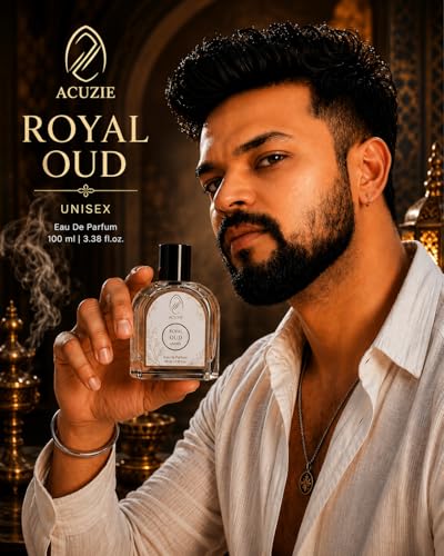 Image of Royal Oud 100ml Perfume for Men & Women | Long Lasting Deep Woody Intense Eau de Parfum EDP Fragrance | Unisex Daily Wear Scent