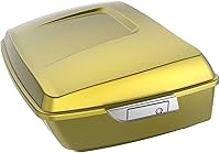 Vista 90 de Harley Tour Pack, equipaje desmontable Razor Tour Pack Maleta para Harley Touring Street Glide, Electra Glide, Road King, Road Glide Special Azul