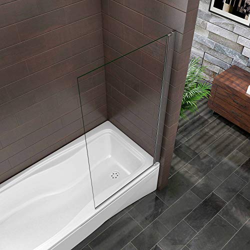 Miniatura 2 de Mampara Bañera Abatible 1 Hoja Pivotante Cristal 6mm 80x140cm