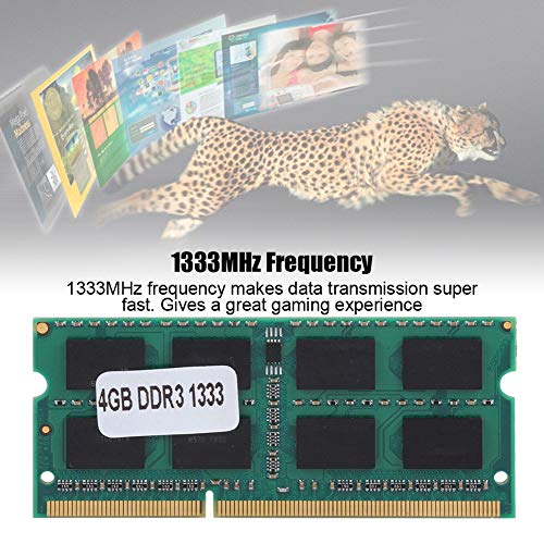 Memoria RAM DDR3 4GB 1333 MHz para ordenadores portátiles con tecnología Plug and Play