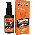 Beard Growth Oil - 1Fl Oz - Growing Serum That Softens & Strengthens Beards and Mustaches - Facial Hair Treatment Treatment Infused with Biotin Capilia Longa Niacinamide and 100% Natural Ingredients