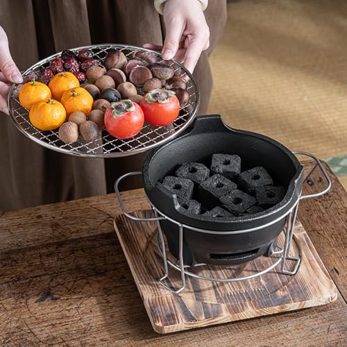 Parrilla portátil Chal Hibachi – Barbacoa Cact al aire libre para nics Tail y fiestas – Estufa de cocina versátil para interiores y exteriores