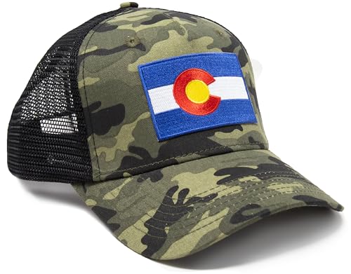 Image of International Tie State Hat for Men and Women, Adjustable Snapback Trucker Baseball Cap with Embroidered Patch