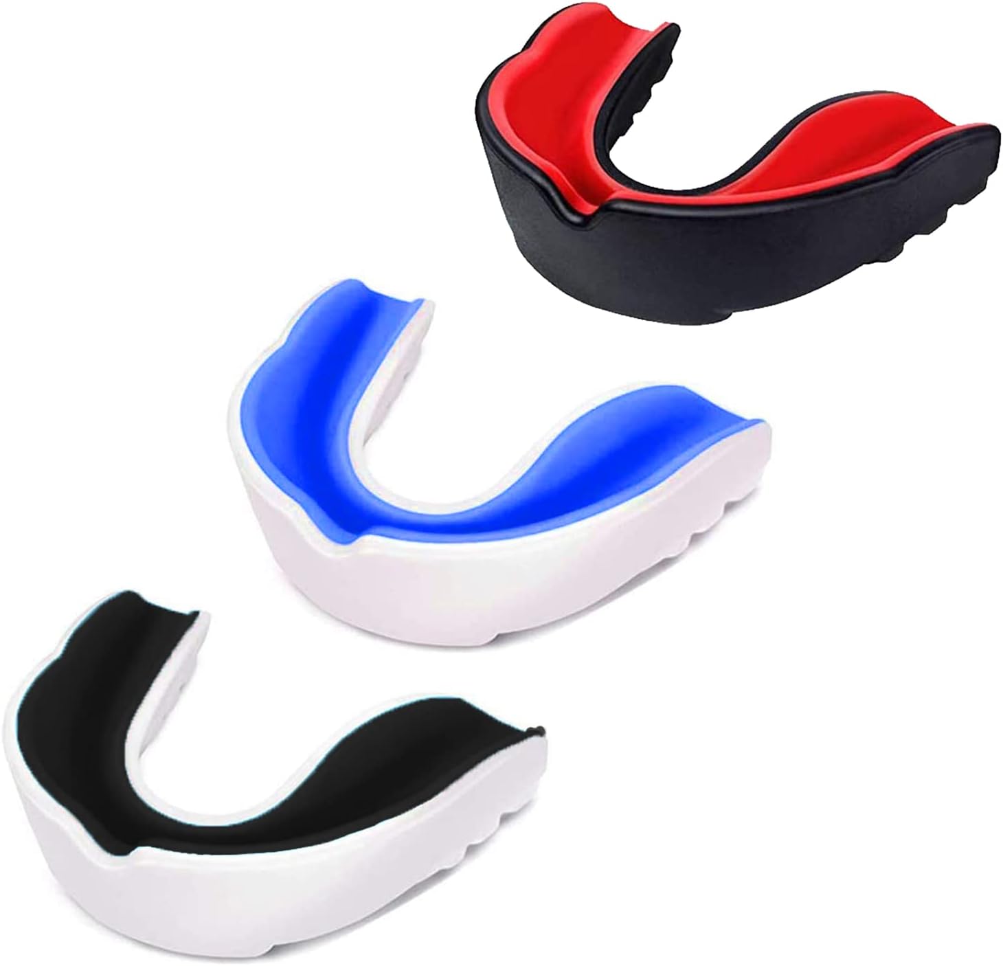 3 Pack Kids Youth Mouth Guard Football Sports Braces Mouthguards for Mouthpiece Boys Teeth for MMA