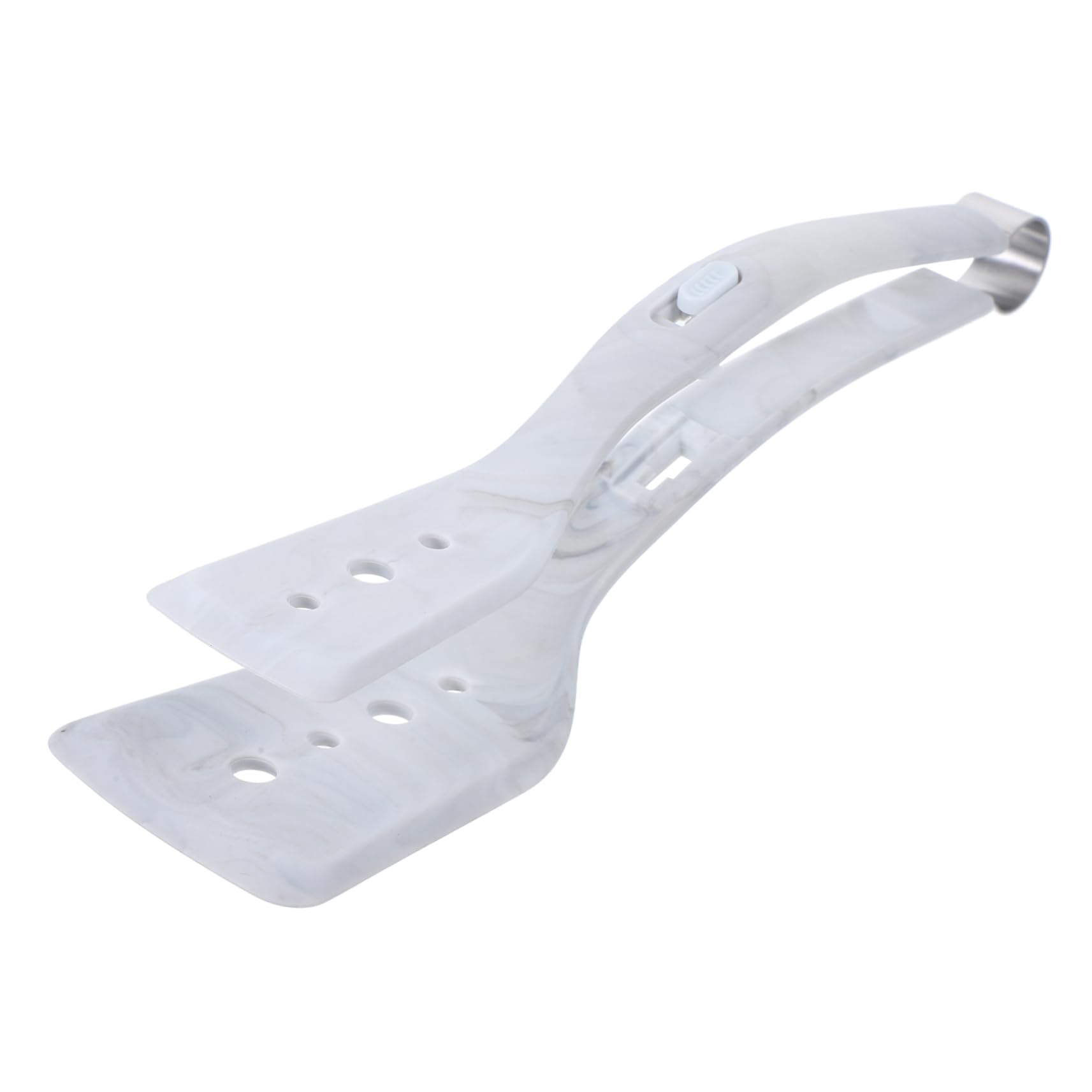 IMIKEYA 4pezzi Spatola in Silicone Con Pinza Per Cottura Antiscivolo e Perfetta Per Bbq e Cucina Per Girare e Servire Alimenti Design Pratico e Facile Da Pulire