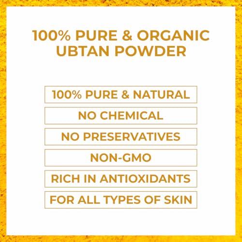 Image of Natural Face Pack Powder for Glowing Skin | Herbal Face Mask Powder for Deep Cleansing, Skin Brightening & Healthy Looking Skin (Ubtan Powder)