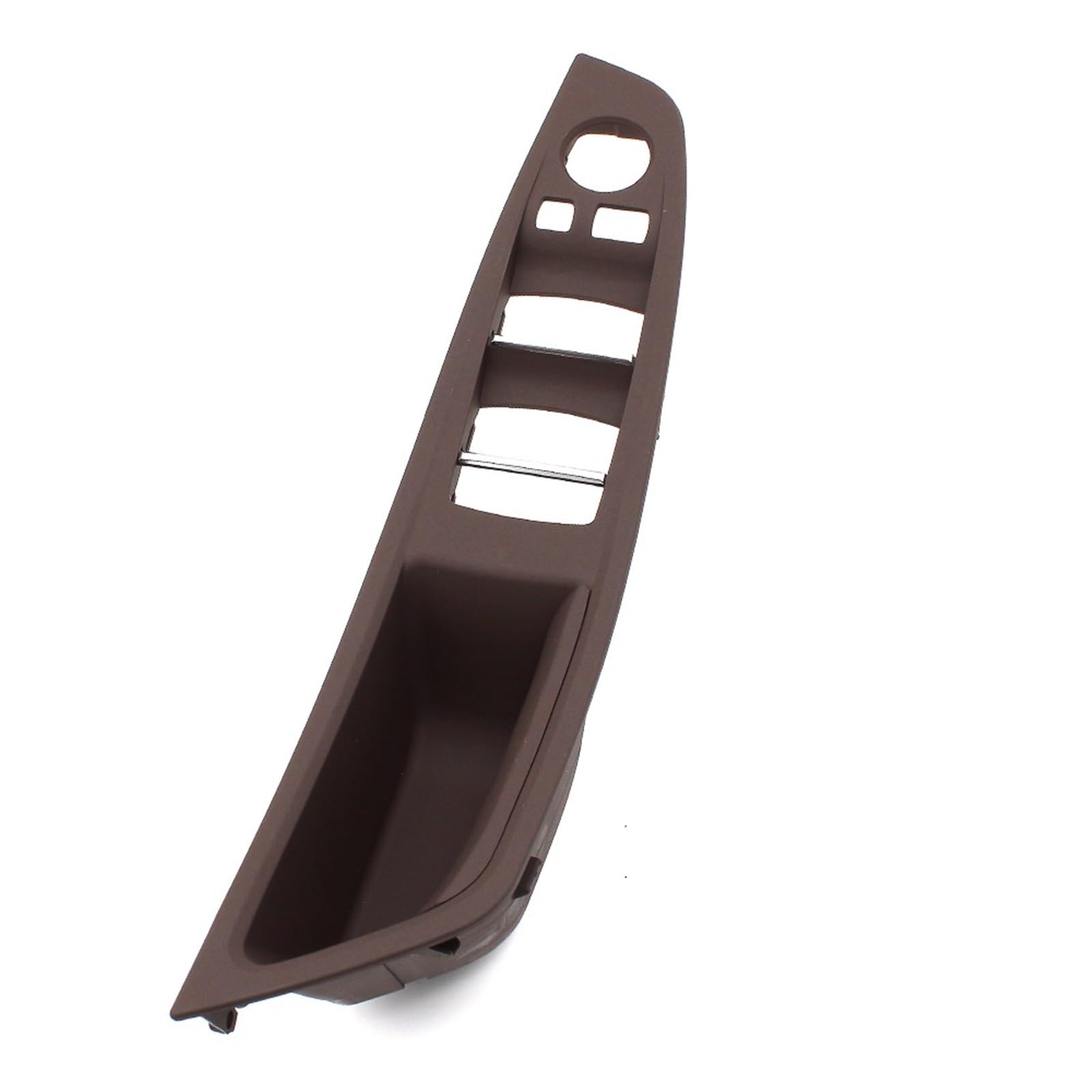 OEXRIGRU Car Interior Door Handles for BMW 5 Series F10 F11 F18 520i 523i Car Interior Door Armrest Window Switch Panel Pull Handle(Left Armrest Moka)