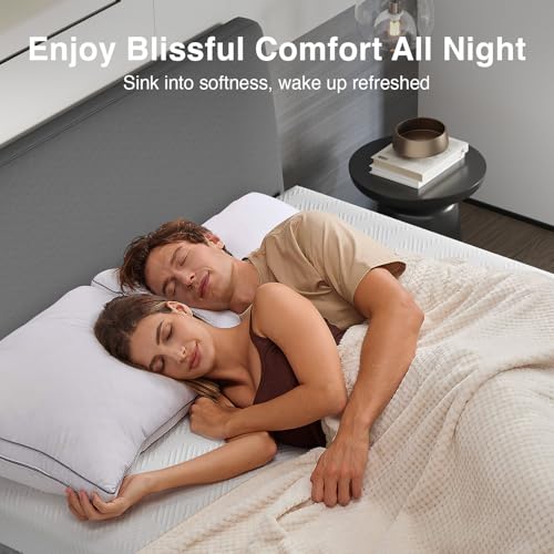 Image of Novilla Mattress Full Size, 14 Inch Gel Memory Foam Mattress Full in a Box for Suppotive, Pressure Relieving & Plush Comfort, Bliss