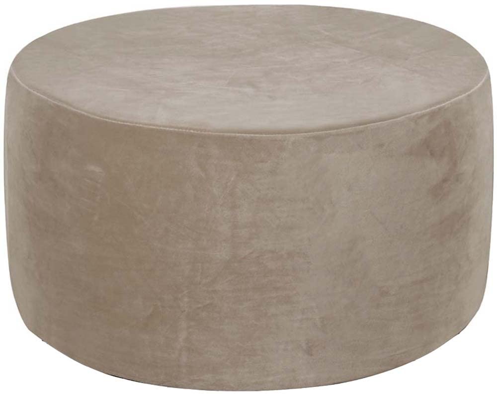 Velvet Ottoman Slipcovers /Cover ，Round Stretch Footstool Cover, With Elastic Bottom ， Modern Dustproof Foot Stool Covers Removable Washable Large Anti-Slip Pouffe Cover ( Color : A1 , Size : 50-58cm/