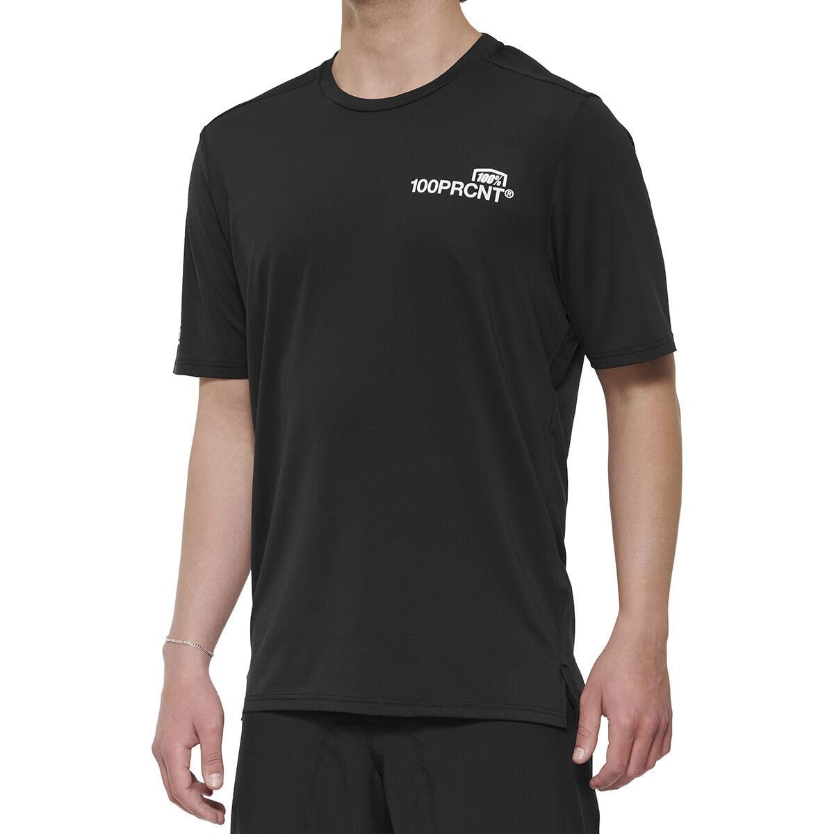 100% Airmatic Short-Sleeve Jersey - Men's, Black, L