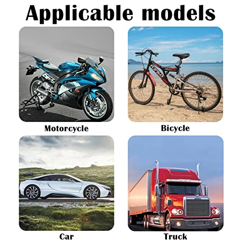 8Pcs Car Tire Valve Stem Caps, Universal Noctilucent Waterproof Car Wheel Tire Caps, Suitable For Air Valve Caps For Cars, Motorcycles, Bicycles (Red) #TOP6