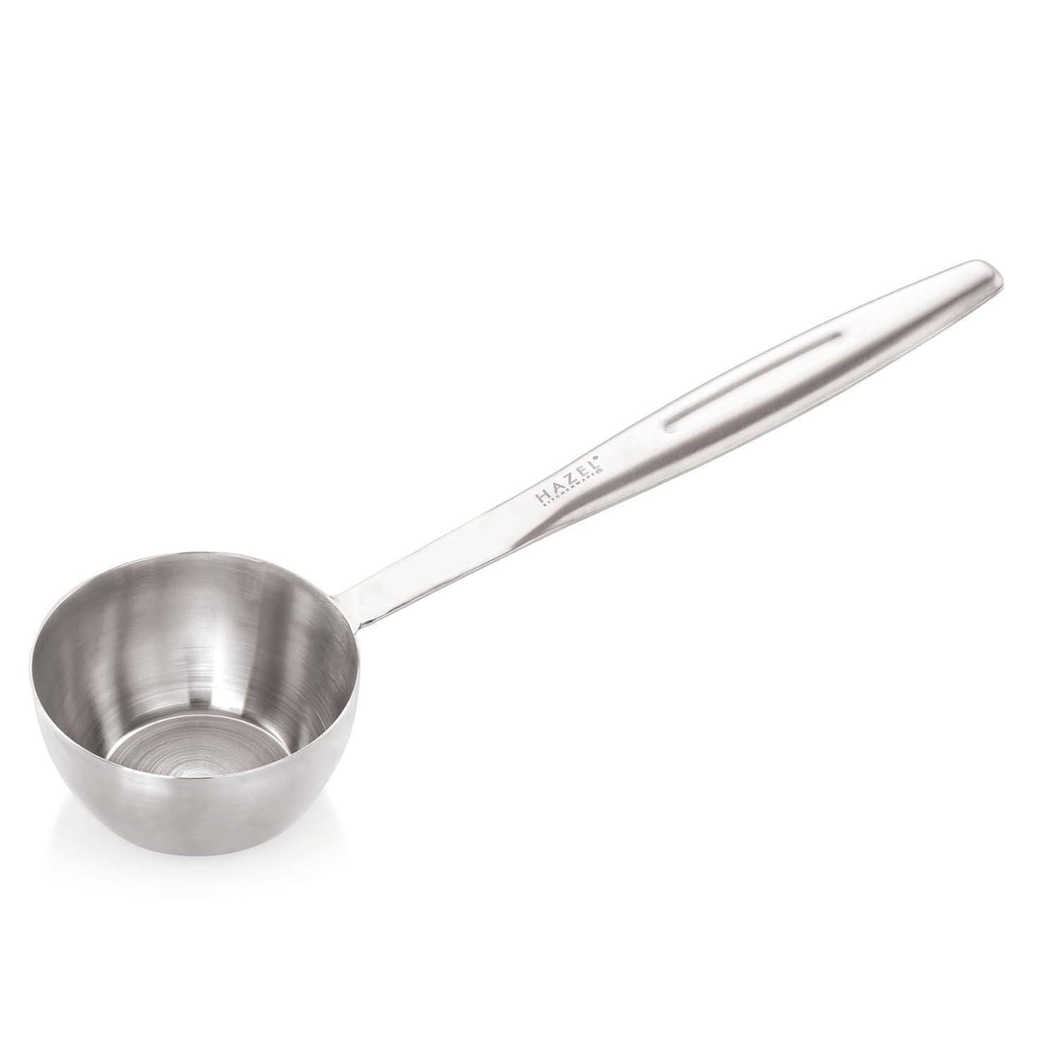 HAZEL Stainless Steel Ladle for Kitchen | Doya Loti Tea Pourer | Canteen Soup Server Spoon for Kitchen Serving & Cooking | Large Size
