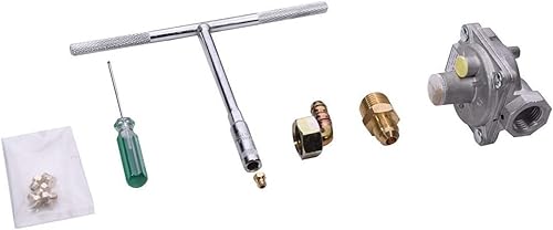 Miniatura 7 de Placa de cocina de gas de 12 pulgadas, 2 quemadores incorporados de acero inoxidable, estufa convertible de propanogas natural