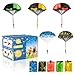 Spectabilis Army Parachute Toy for Kids Outdoor Toys, Tangle Free Figures Flying Toy for Kids Ages 4-8 and Up Boys Party Favors Paratrooper Easter Egg Bastet Stuffer for Boy