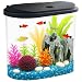 Koller Products AquaView 4.5-Gallon Fish Tank - Power Filter - LED Lighting