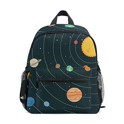 COOSUN Kinder Sistema solar Universo Mini Mochila Kids Pre School Bolsa Niño Multicolor