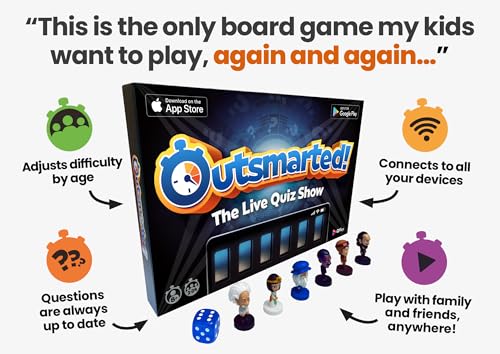 Outsmarted! A1-3 The Live Family Quiz Show Board Game thumb #5