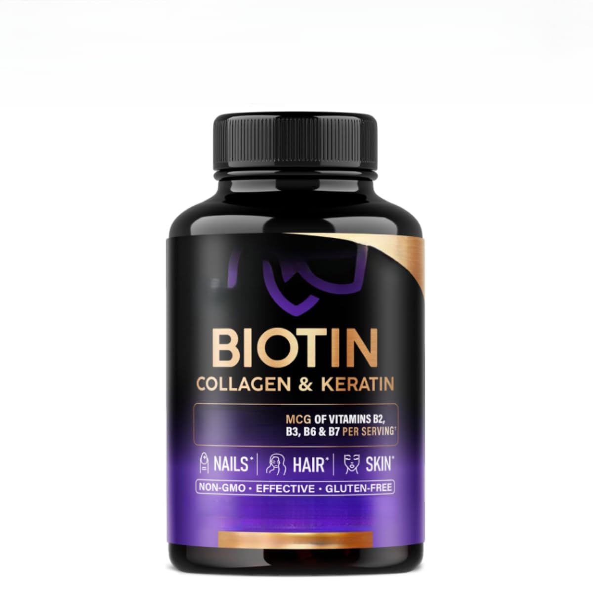 CHERATINA DI COLLAGENE BIOTINA: Promuove l'aspetto sano di capelli, unghie | Promuovere la produzione naturale di cheratina da parte del corpo; aiutare a mantenere la pelle liscia;condizionare i capelli