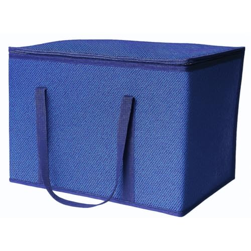 DURASACK XXXL Insulated Food Delivery Bag – 23”x14”x15” Reusable Catering Tote for Hot & Cold Food – Water-Resistant Thermal Carrier for Meal Transport, Grocery Runs, and Events, Blue