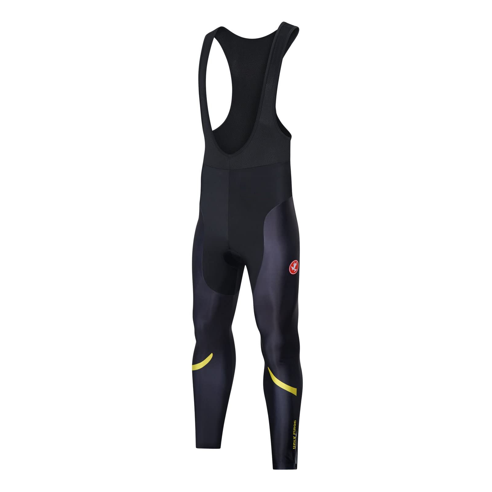 UGLY FROG Culote Ciclismo Hombre Largo Culote Bicicleta Montaña/MTB Maillot de Ciclismo Pantalón con Tirantes, Transpirable Secado Rápido BDCKMY01