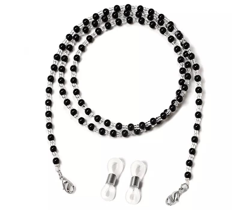 sunshades Bhavya Optic Acrylic Bead Chain Sunglasses Holder Necklace FaceMask Hanging Pearl Spectacles Strap Glasses-picture-10