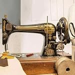2pcs Treadle Sewing Machine Belt, 72 Inch 3/16" Replacement Leather Belt Treadle Belts with Hook for Singer/Jones Sewing Machine Leather Belt Replacement Sewing Machine Accessories Parts.