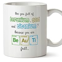 Tazza Chimica MUGFFINS 350 Ml | BE A Proton. Stay Positive | Regalo Originale Per Geek E Ingegneri - 2