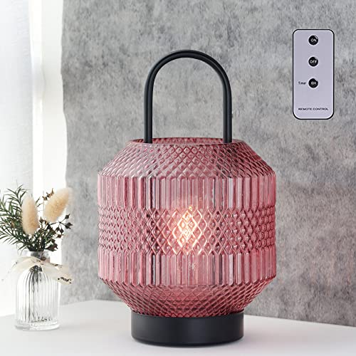 JHY DESIGN Lampada da Tavolo Decorativa a Batteria...