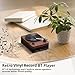 Generic Portable Music Device, 5.0 Turntable With 2 Integrated Stereo Speakers, Retro Wood Grains Vintage Record Device Supports Tf Card & Aux In, Vinyl Player