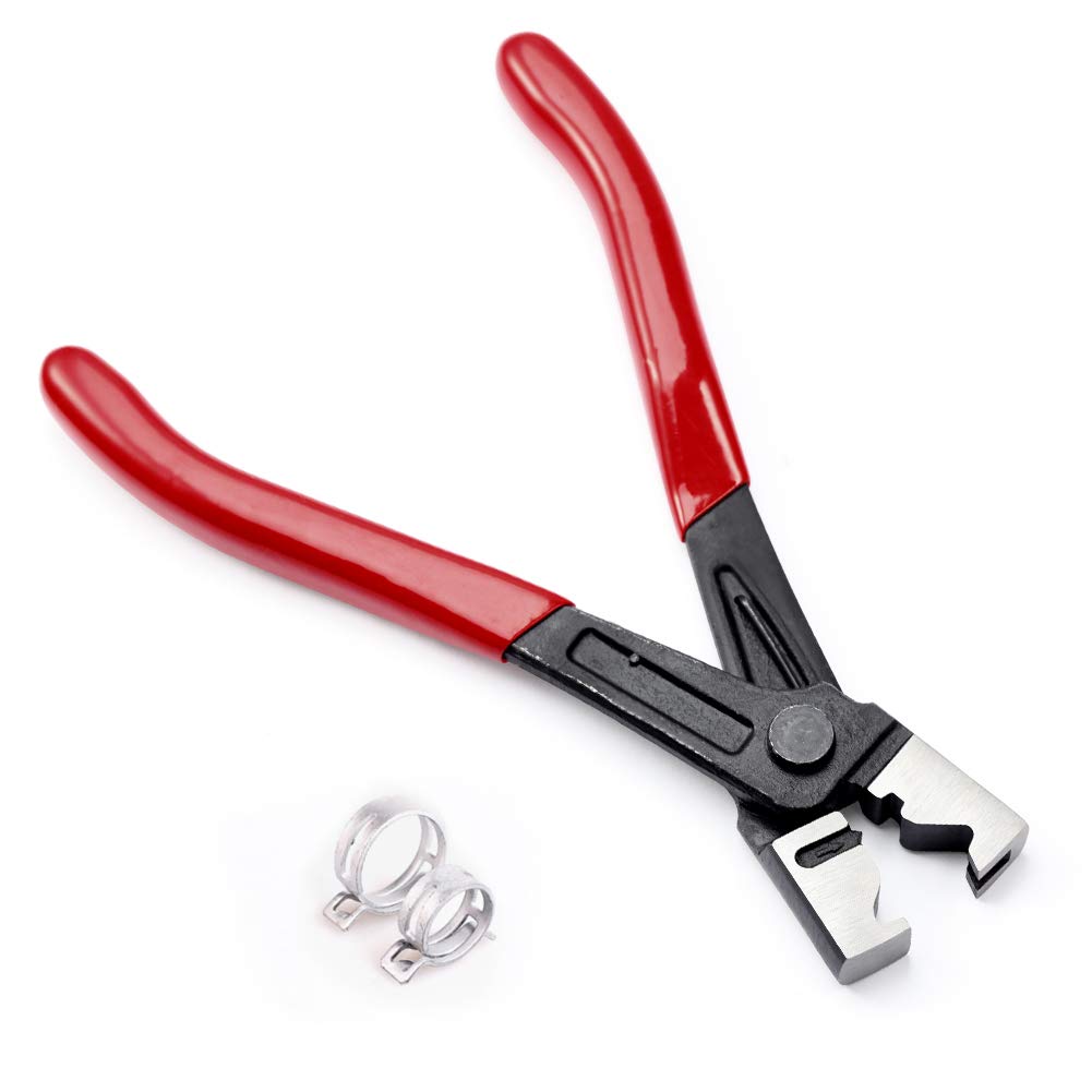 Clic-R Collar Narzędzie do demontażu samochodu, 18 cm, szczypce zaciskowe do zaciskania i poluzowywania klipsów do bagażnika CV, niezbędne narzędzia ręczne do konserwacji samochodu