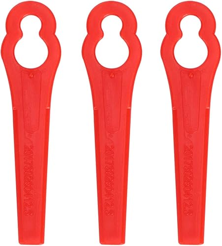 Miniatura 8 de aqxreight Juego de 40 cuchillas de repuesto de plástico para recortadora de césped inalámbrica, desbrozadora y cortador