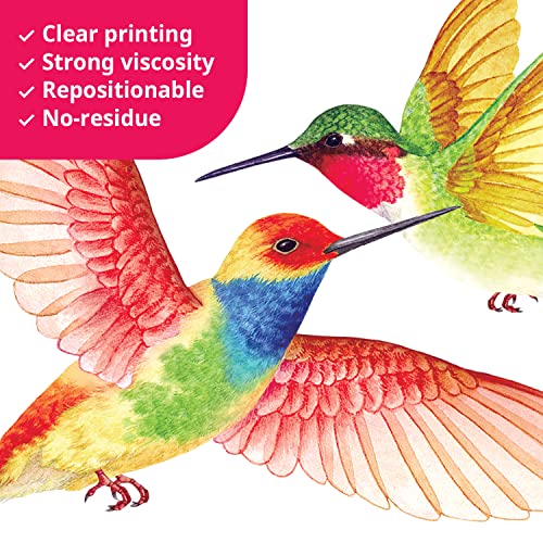 Vinilos decorativos de colibríes BASHOM para pared miniatura 4