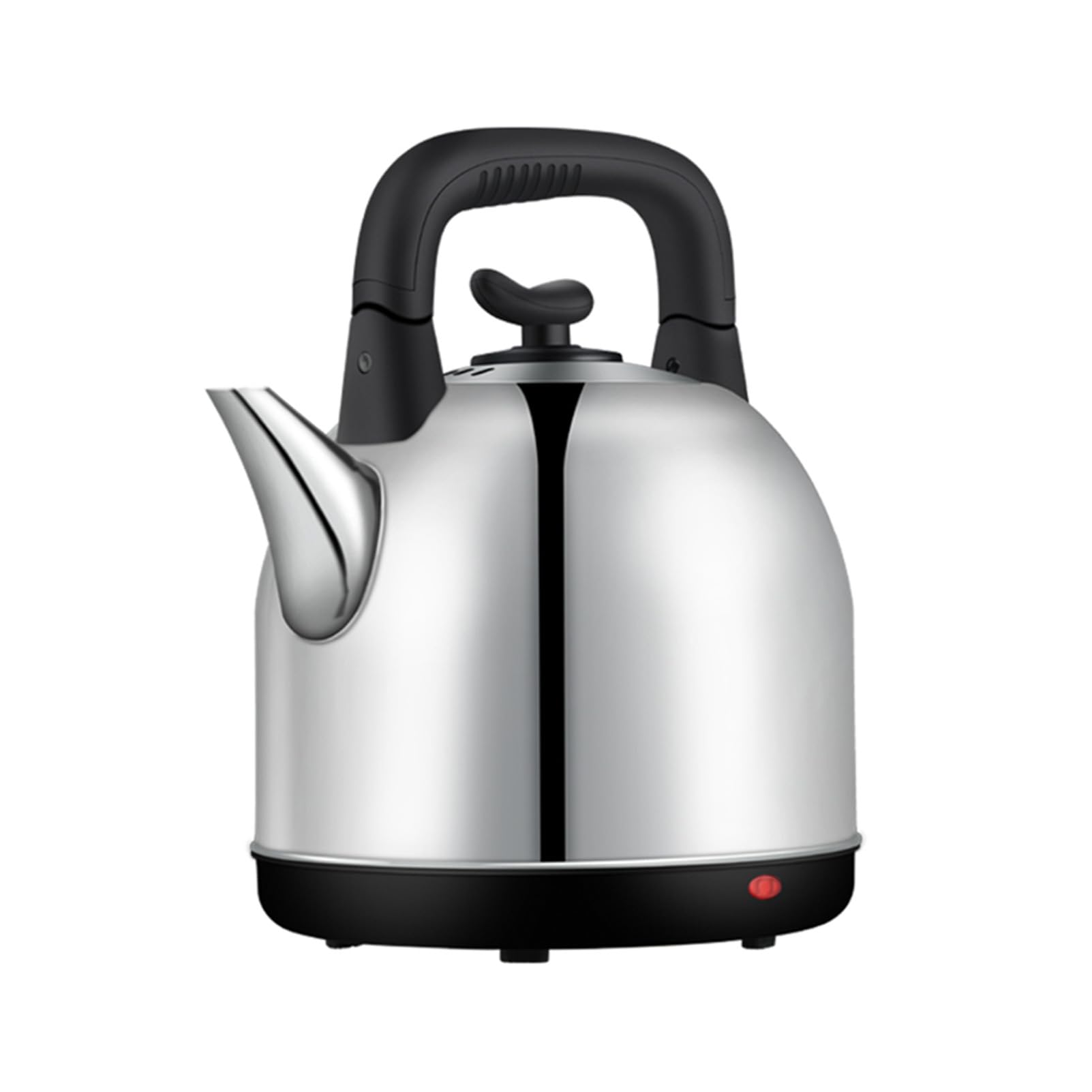 Hervidor eléctrico de acero inoxidable, 5 l de gran capacidad, base independiente, apagado automático y protección contra ebullición en seco. Plateado, talla única.
