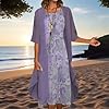 Two Piece Maxi Dress Set for Women Floral Print Mi... #2