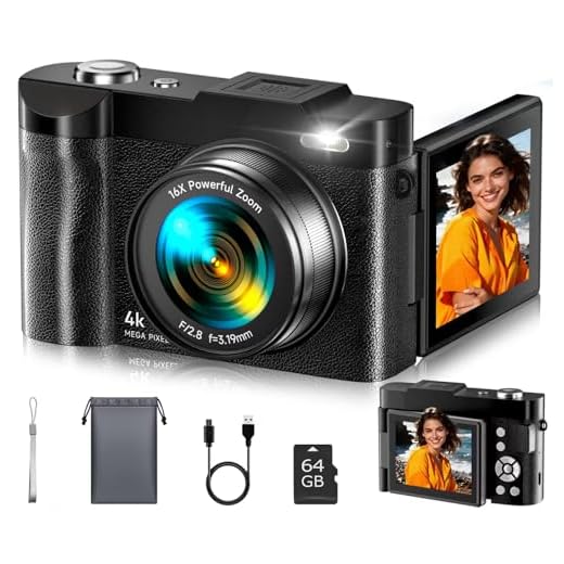 Compact 4K Digital Vlogging Camera