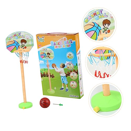 Juego de baloncesto para niños con canasta de plástico resistente para interior y exterior 3
