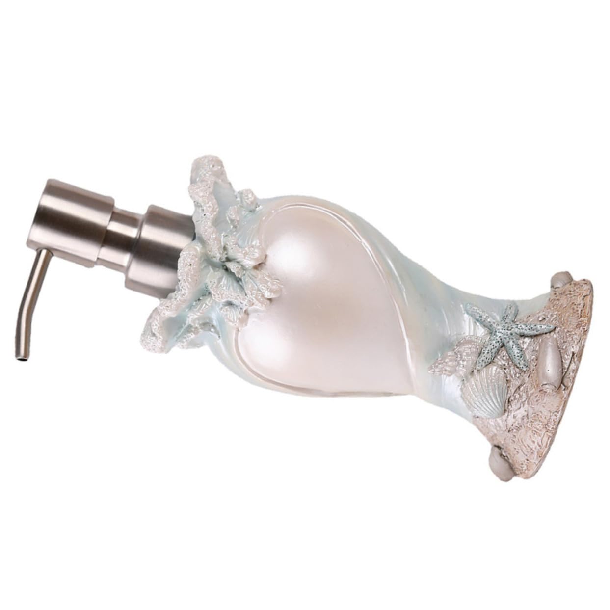 Dispenser di Sapone con Pompa in Acciaio Bottiglia Ricaricabile per Doccia e Lozione Design Ispirato per Bagno e Cucina Facile da Premere ed Elegante