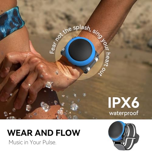 Enceinte Bluetooth de poignet ANCwear étanche pour courir en musique sans écouteurs isolants