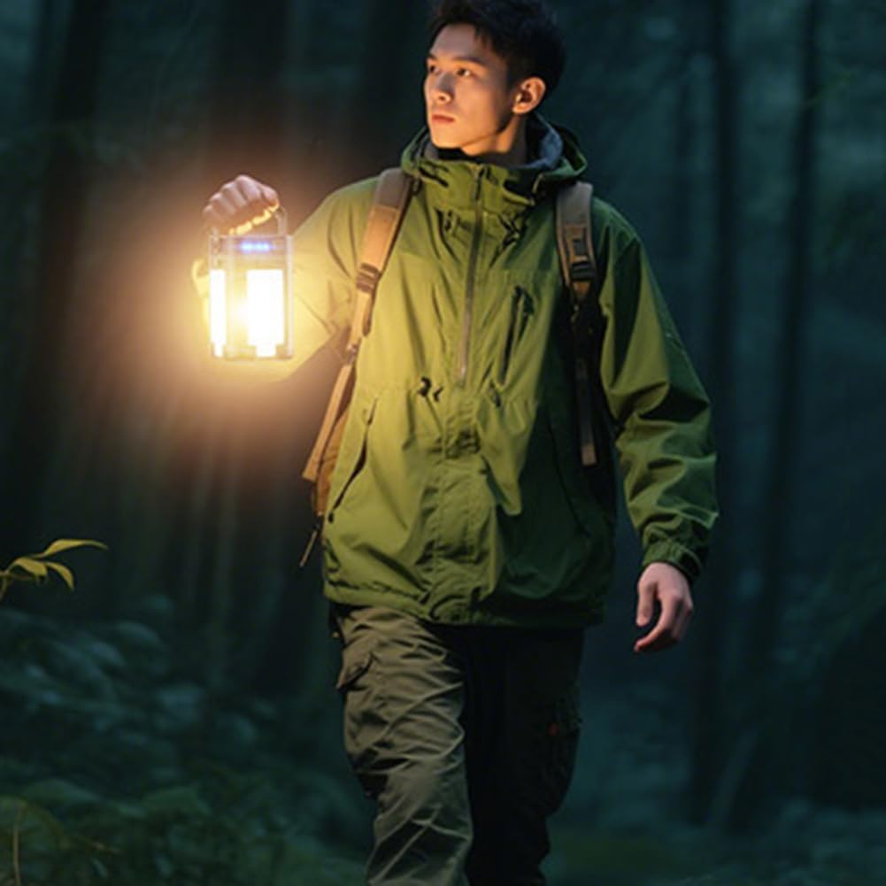 Solarna składana lampa kempingowa z możliwością ładowania lampa wisząca do namiotu światło awaryjne do wędrówek i aktywności na świeżym powietrzu