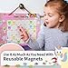 Potty Training Reward Chart – Potty Training Chart with 35 Reusable Stickers, Crown, and Instructional Stickers - Unicorn