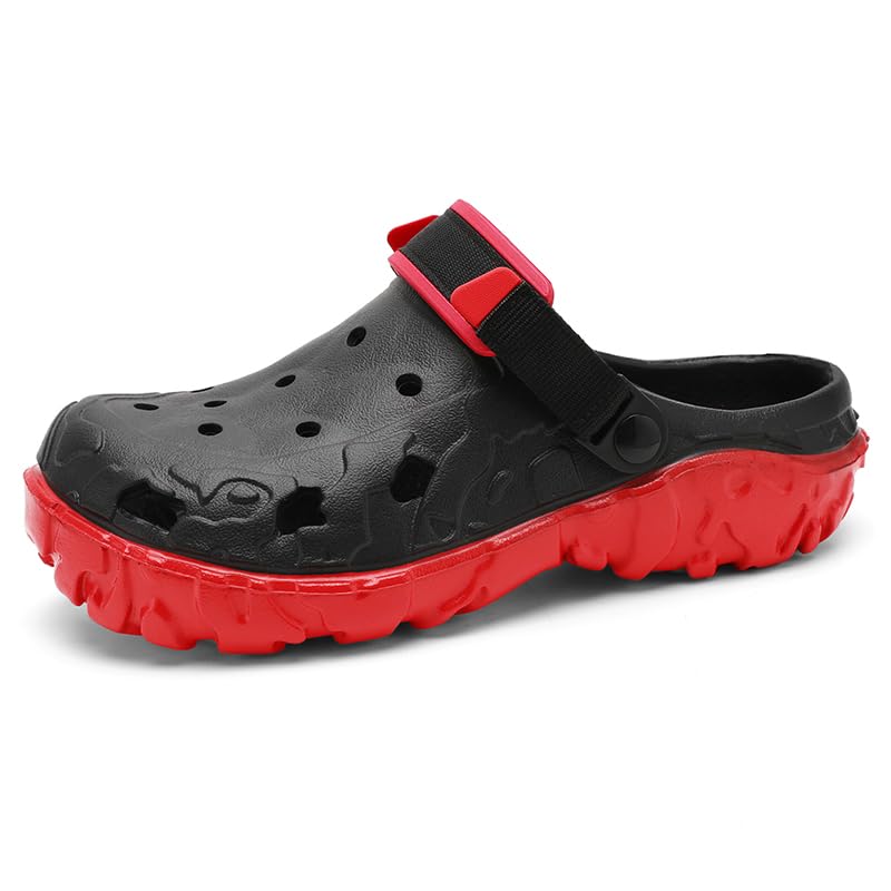 Image of Men's Clogs Garden Shoes Adult Mules Outdoor Sports Sandals Summer Water Beach Shoes Casual Slippers Lightweight Breathable Non-Slip
