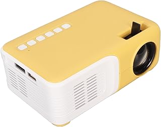 Mini Projector, 1920x1080P 25‑30 ANSI Lum 16:9 WiFi Cell Phone Same Screen Eye Protection Mobile Projector, Portable LED Projector for Home, Outdoors (US Plug 100‑240V)