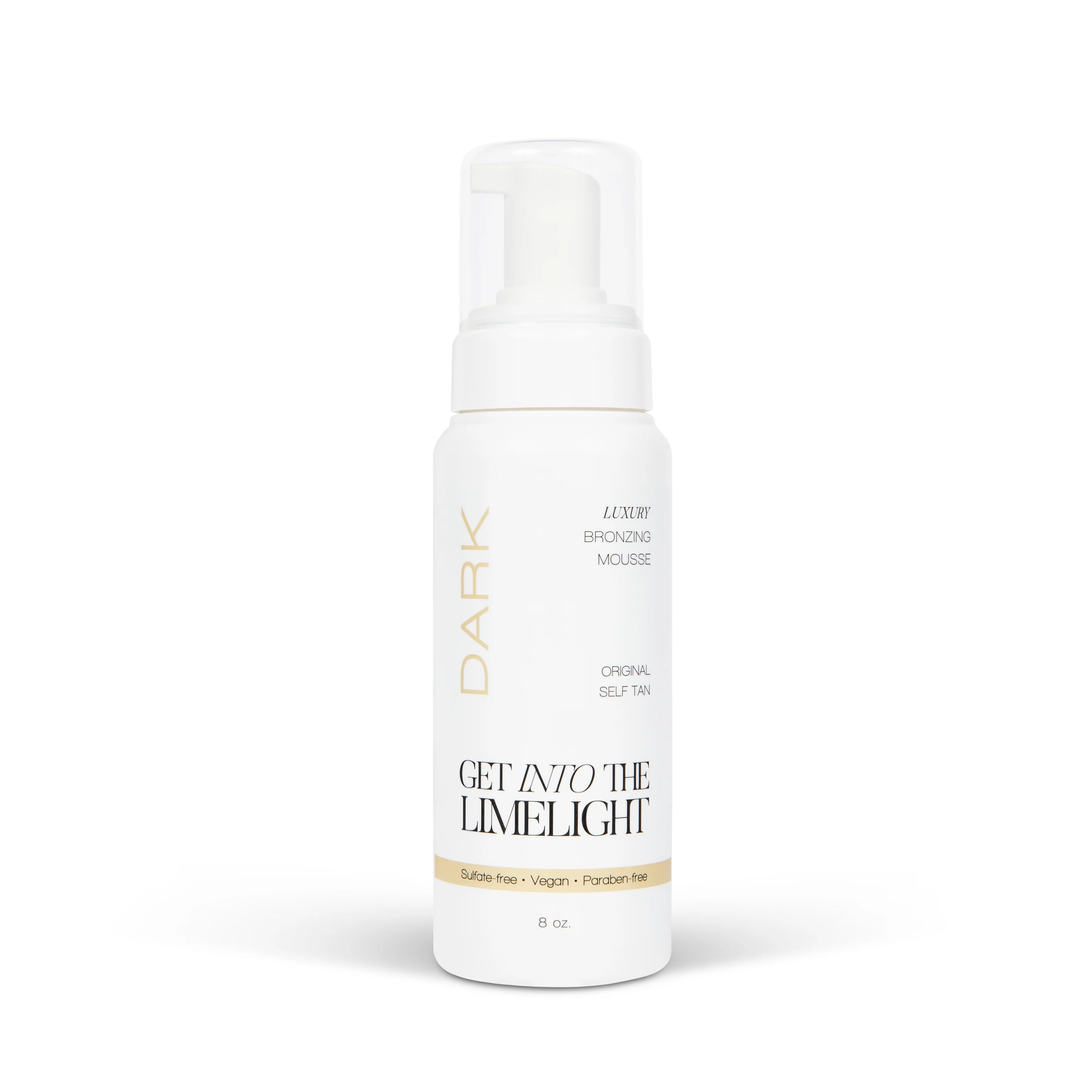 Get Into The Limelight Original, Dark Self Tanner, Sunless Tanning Mousse Develops in 8+ Hours, 8 oz.