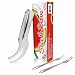 Watermelon Slicer Corer & Set Of 2 Fruit Forks By GoQK - Made Of Premium Stainless Steel - Handy Kitchen Gadget - Easy To Use & Incomparably Durable - Dishwasher Safe - Innovative, Useful Kitchen Tool