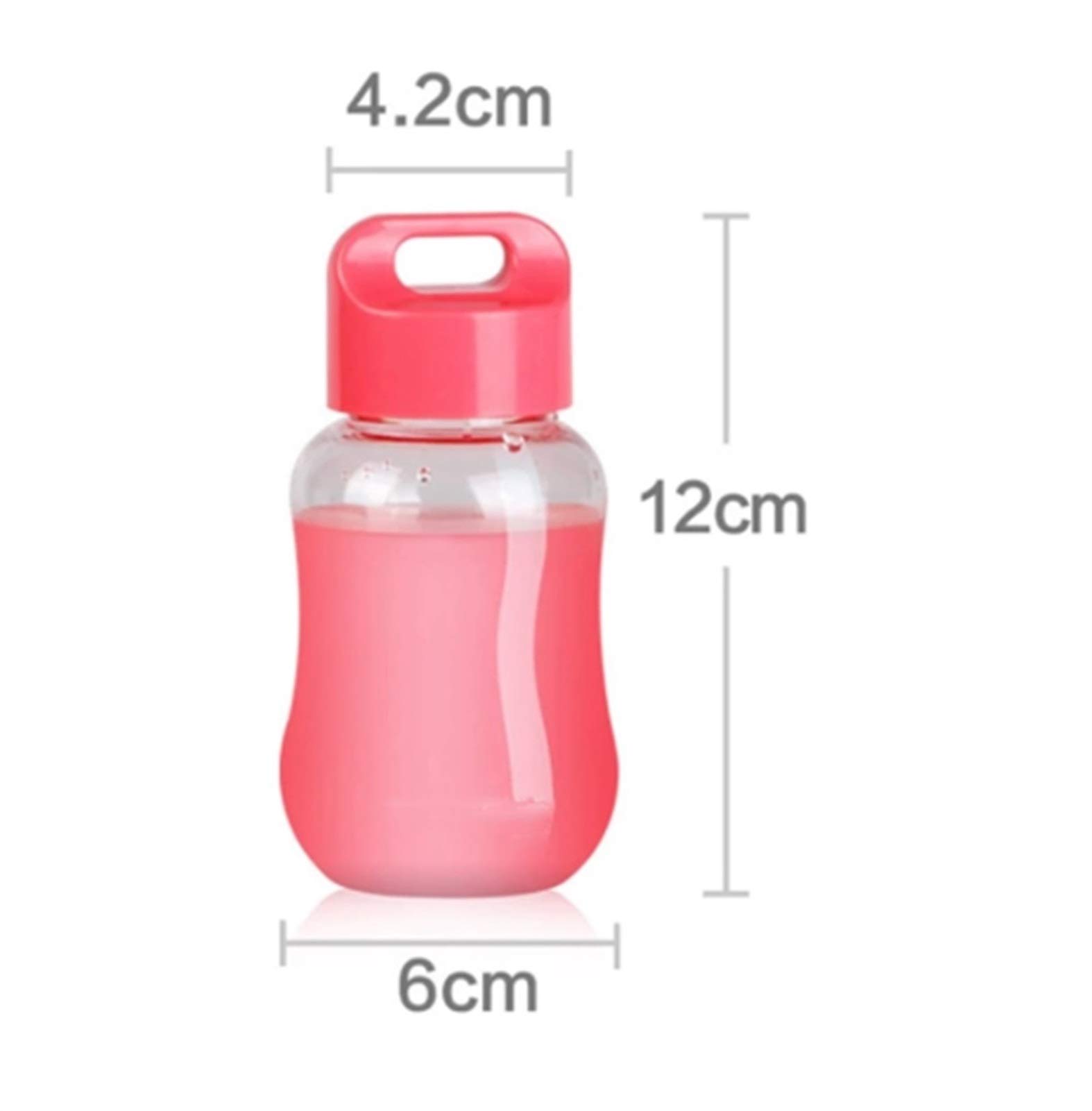 Mini Bottiglia d'Acqua a Forma di Cartone Animato in plastica My Kids Bottiglia per Bevande in Cristallo Shaker per proteine Sportive Portatili Tazza per Mano in Corda per Studenti 180ML