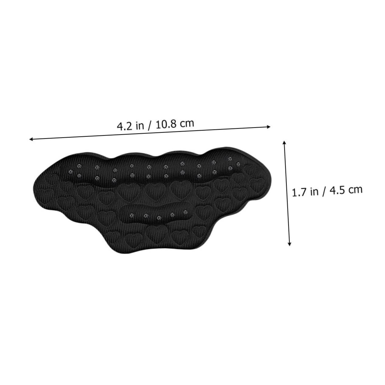 Mobestech 24paare Pärchen Selbstklebende Fersenpolster Für Schuhe Unsichtbare Fersenschutz-pads Zur Vermeidung Von Fußschmerzen Und Blasen Für Hohe Absätze Und Sport-schuhe Schwarz Und