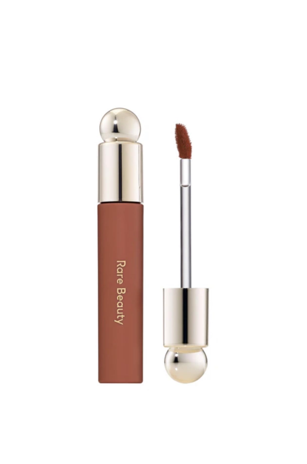 DAY1.1 Rare Beauty Lip OIL Shade Honesty, Nude Brown, Glossy Finish (SHADE Honesty)-picture-19