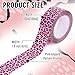Whaline 109 Yard Leopard Print Packing Tape Pink Waterproof Shipping Tape Pink Safari Jungle Leopard Gift Wrapping Tape for Small Business DIY Crafts Box Carton Decor